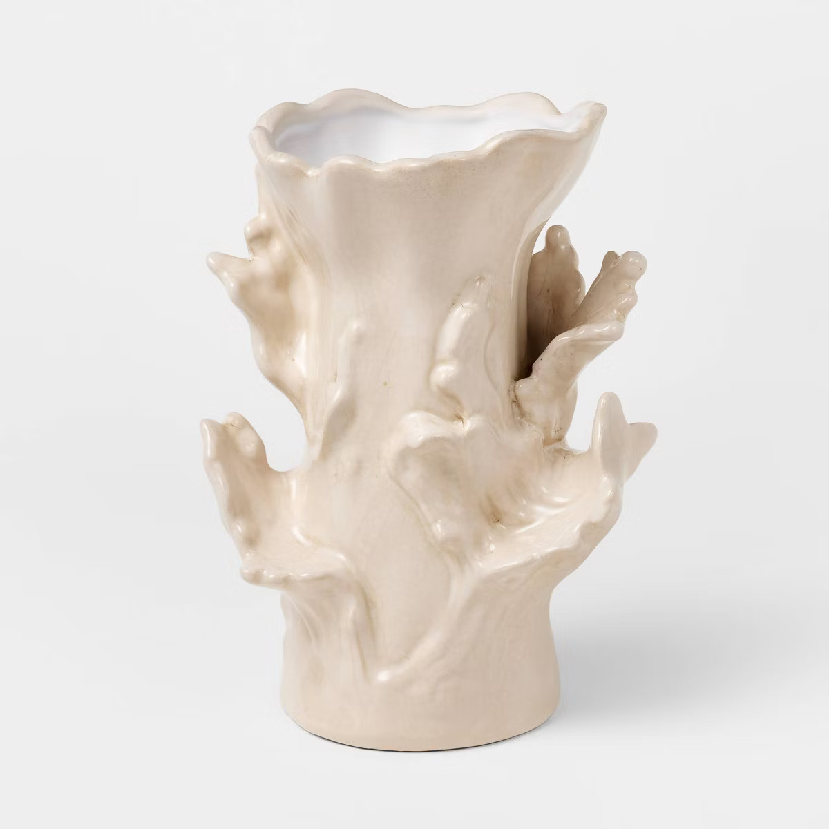 Coral Ceramic Vase - Threshold™ designed with Studio McGee | Target