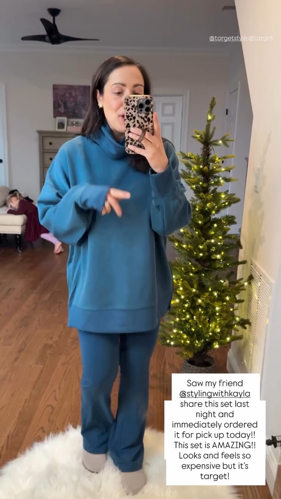 Saw my friend @stylingwithkayla share this set last night and immediately ordered it for pick up today!! This set is AMAZING!! Looks and feels so expensive but it’s target! @targetstyle @target