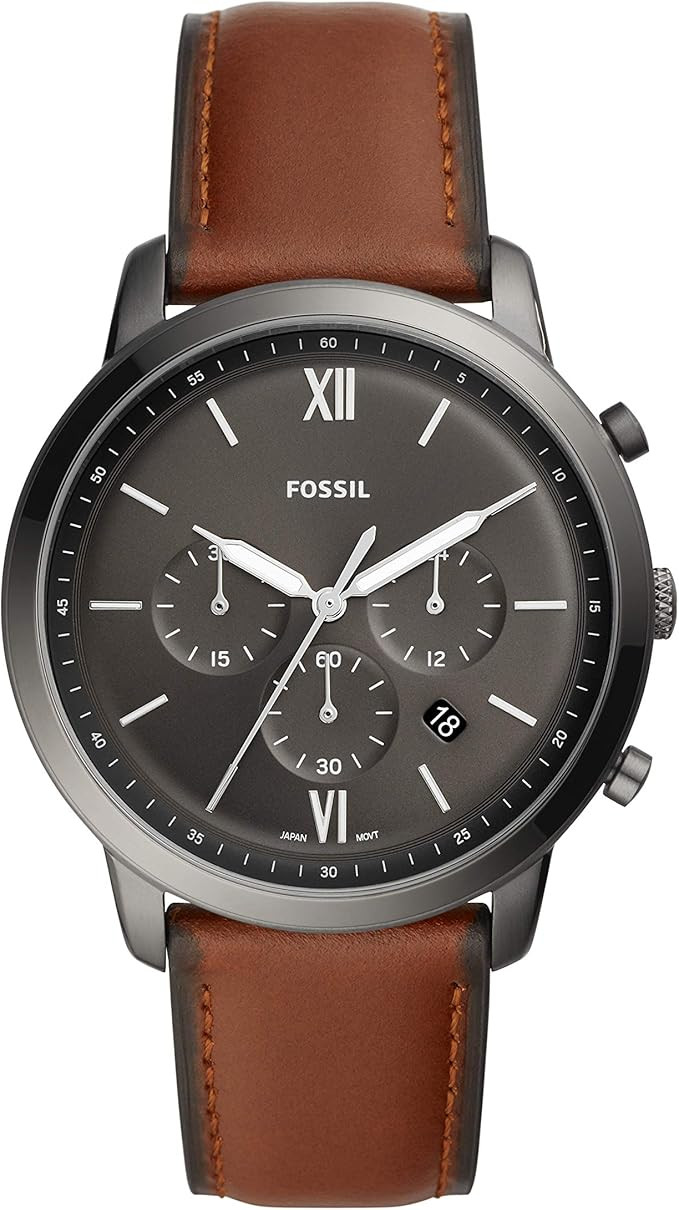Fossil Men's Neutra Stainless Steel Quartz Chronograph Watch | Amazon (US)