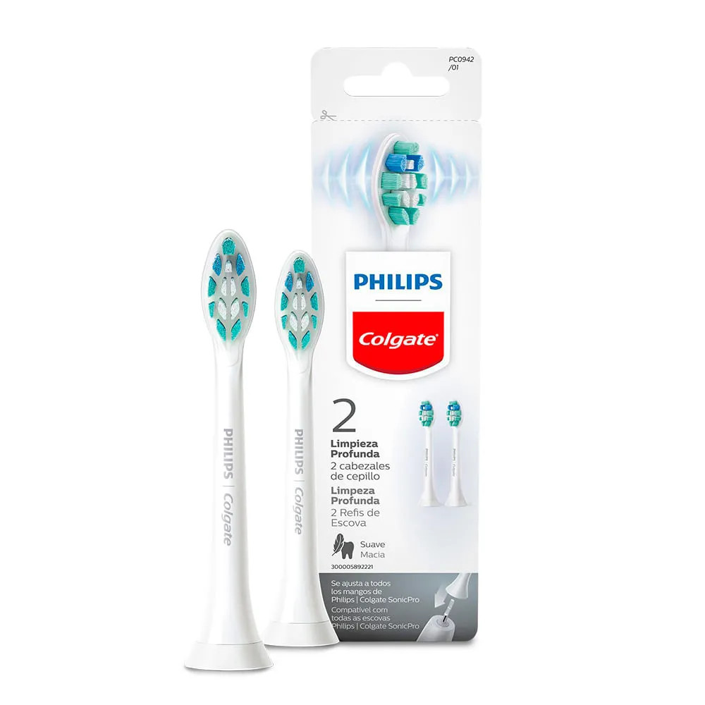 Refil Limpeza Profunda Colgate - Sonic Pro - Philips Colgate | CompraCerta (BR)