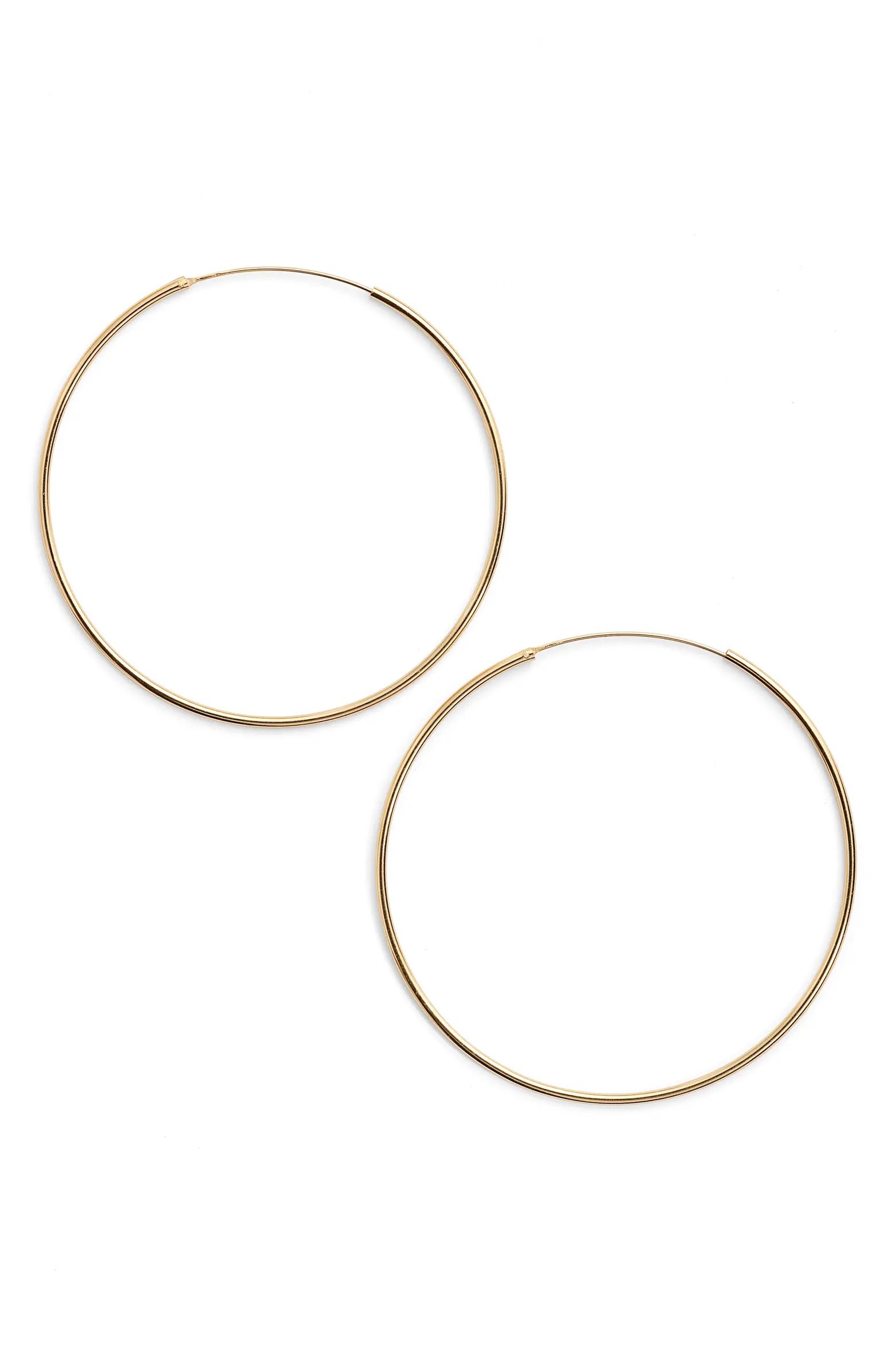 Argento Vivo Extra Large Endless Hoop Earrings | Nordstrom