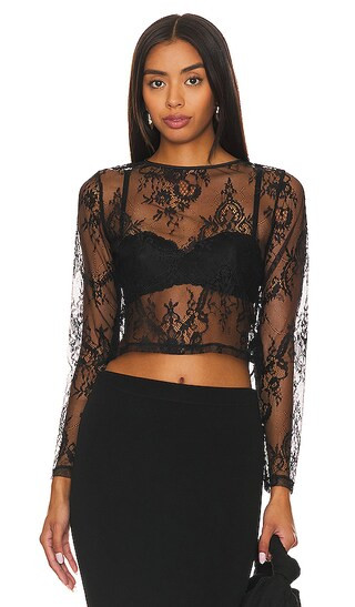 Cordelia Top in Black | Revolve Clothing (Global)