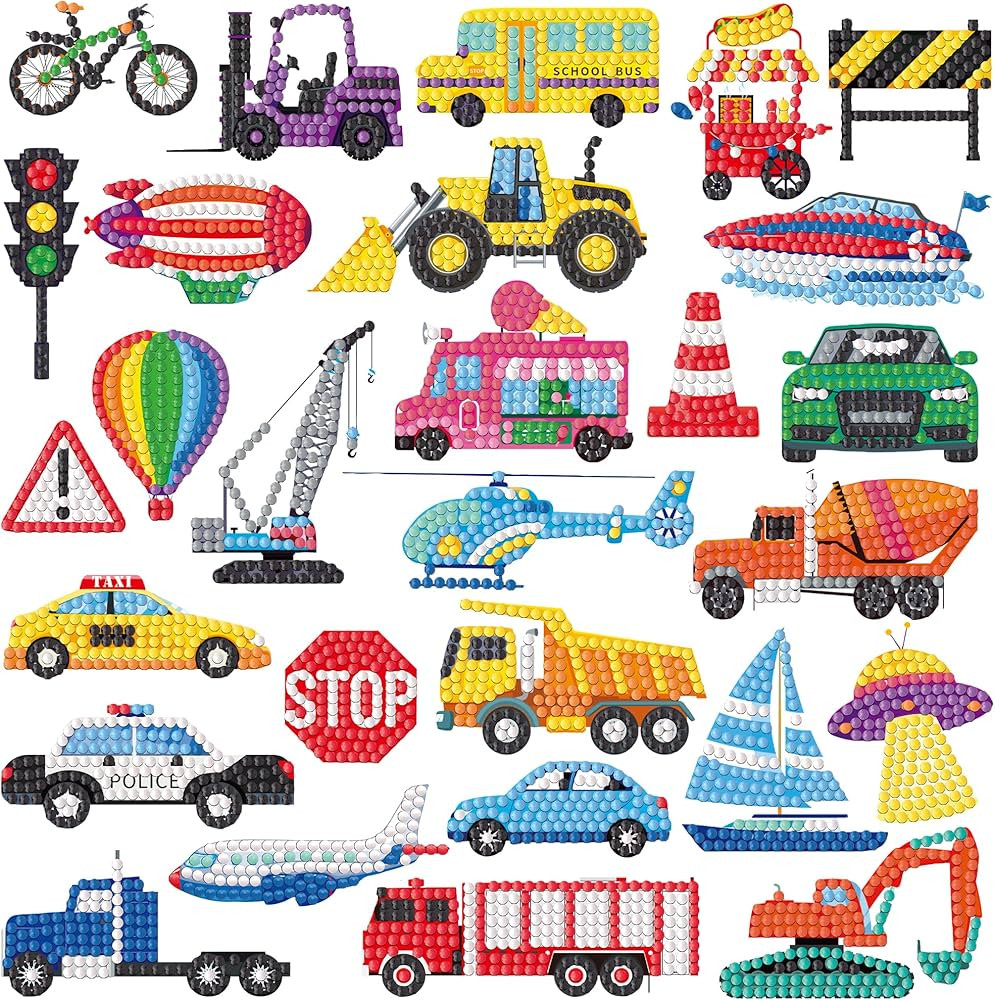 Labeol Diamond Art Kits for Kids Boys and Girls Ages 6-8-10-12 Easy to DIY Creative Diamond Art S... | Amazon (US)