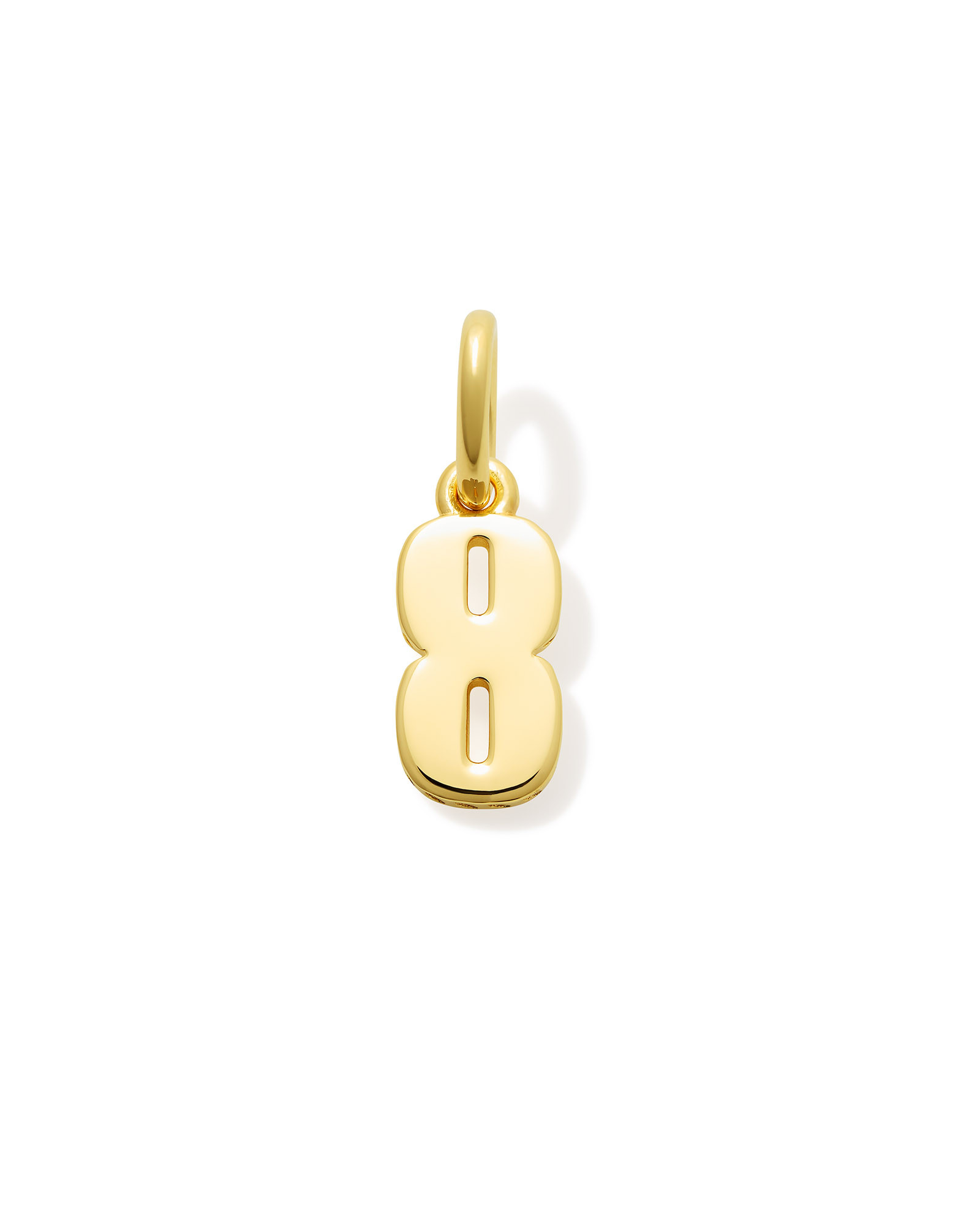 Metal Number 8 Charm in 18k Gold Vermeil | Kendra Scott