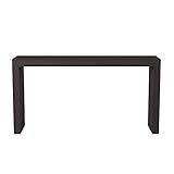 Howard Elliott Jennifer Wood Grain Veneer Console Table, Black | Amazon (US)
