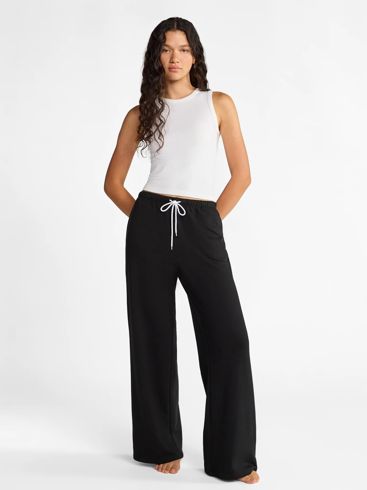 No Boundaries Sleepwear Basic Pants, Women’s | Walmart (US)