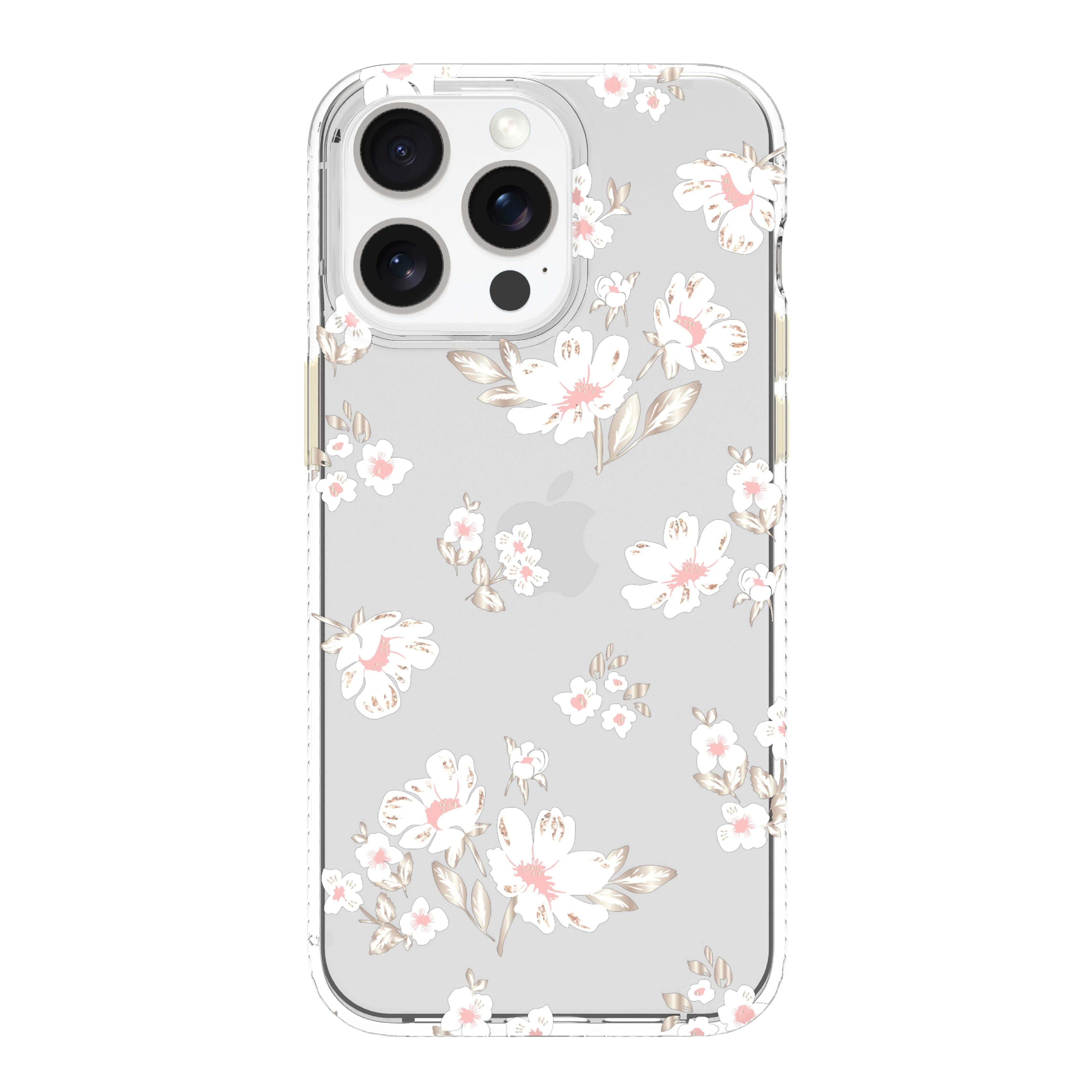 onn. Phone Case for iPhone 15 Pro – White Magnolia Floral | Walmart (US)