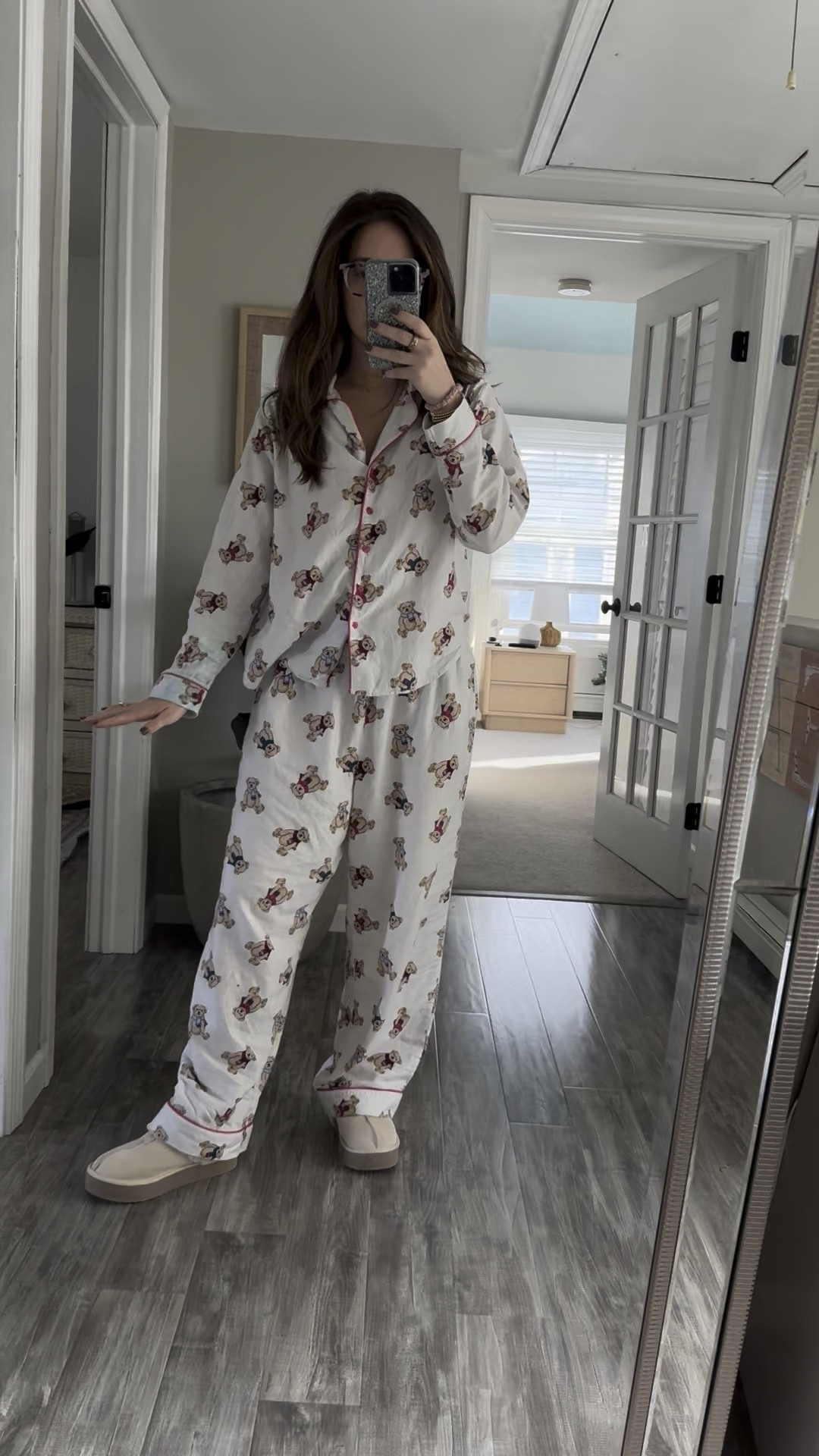 The best $25 holiday pajamas!! 
I sized up but wish I got my true size

#LTKFindsUnder100 #LTKSaleAlert #LTKFindsUnder50