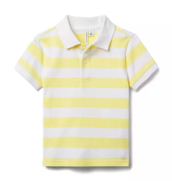 The Classic Striped Pique Polo | Janie and Jack