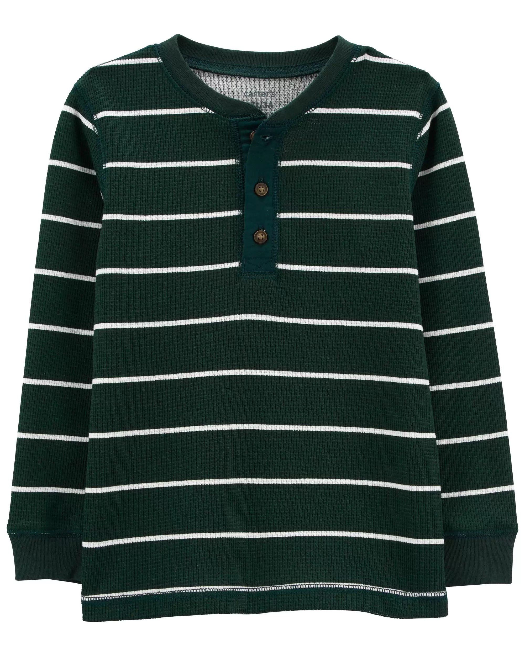 Toddler Striped Henley Tee | Carter's