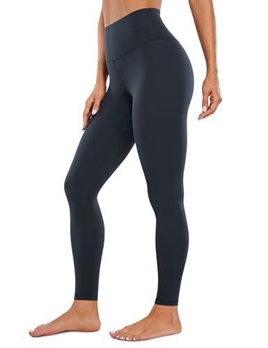 CRZ YOGA Womens Butterluxe High Waisted Yoga Leggings 28" - Double Seamed Buttery Soft Comfy Athletic Gym Workout Pants True Navy X-Large | Amazon (US)