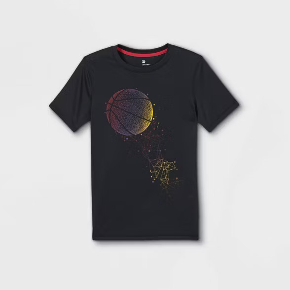 Boys' Short Sleeve Basketball Graphic T-Shirt - All in Motion™ | Target
