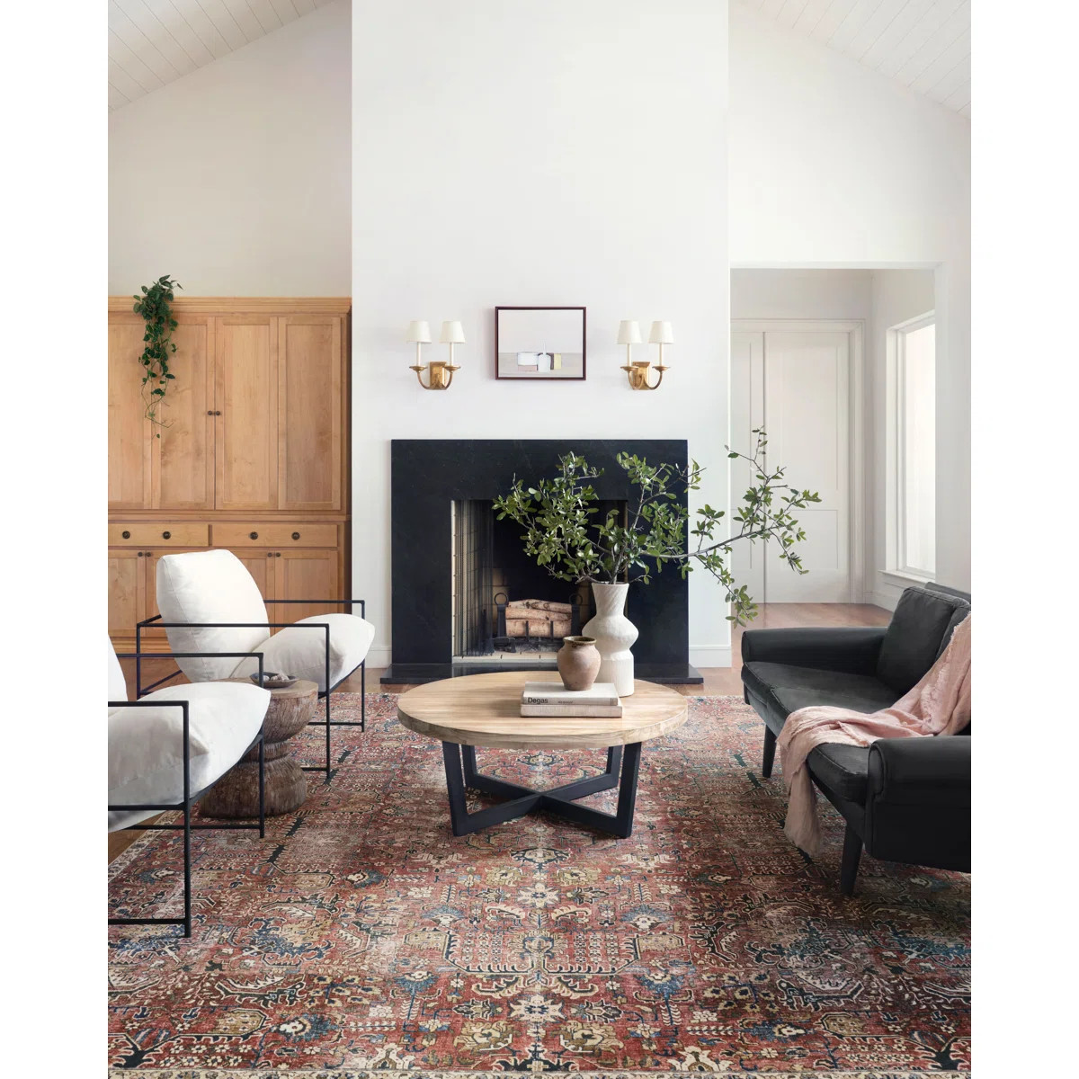 Chris Loves Julia x Loloi Jules Oriental Merlot Rug | Wayfair North America