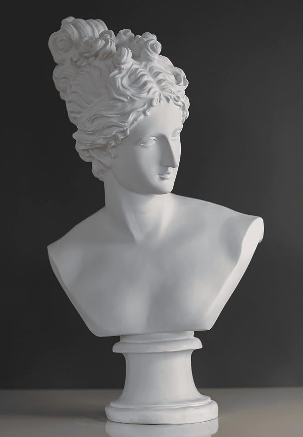 Generic Large Diana Artemis Bust Statue, 23 Inches 57 cm, White, Bust, Statue, Religious, Polyest... | Amazon (US)
