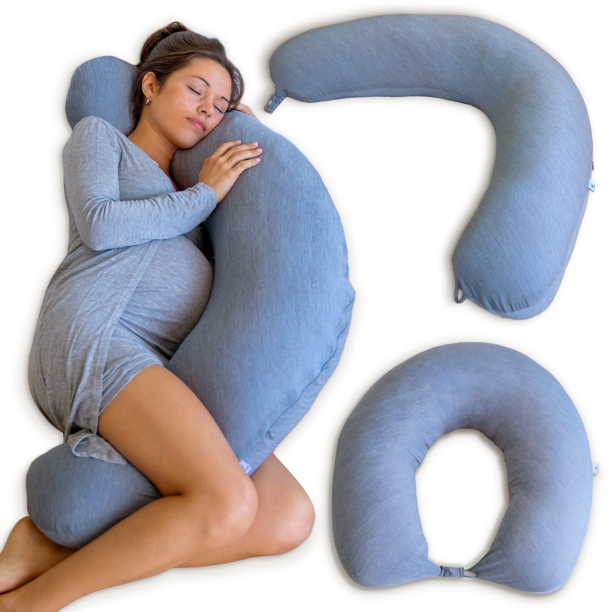 PharMeDoc Crescent Cooling Pregnancy Pillows - Body Pillow for Adults - Side Sleeper – Maternit... | Amazon (US)