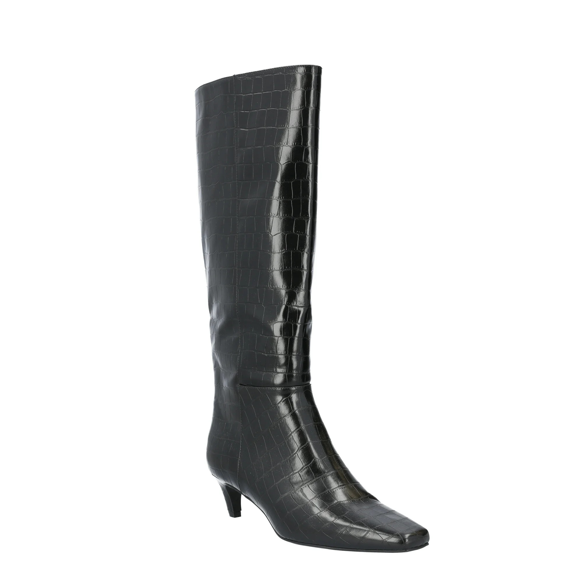 Scoop Women's Knee High Kitten Heel Boots (Wide Width Available) | Walmart (US)
