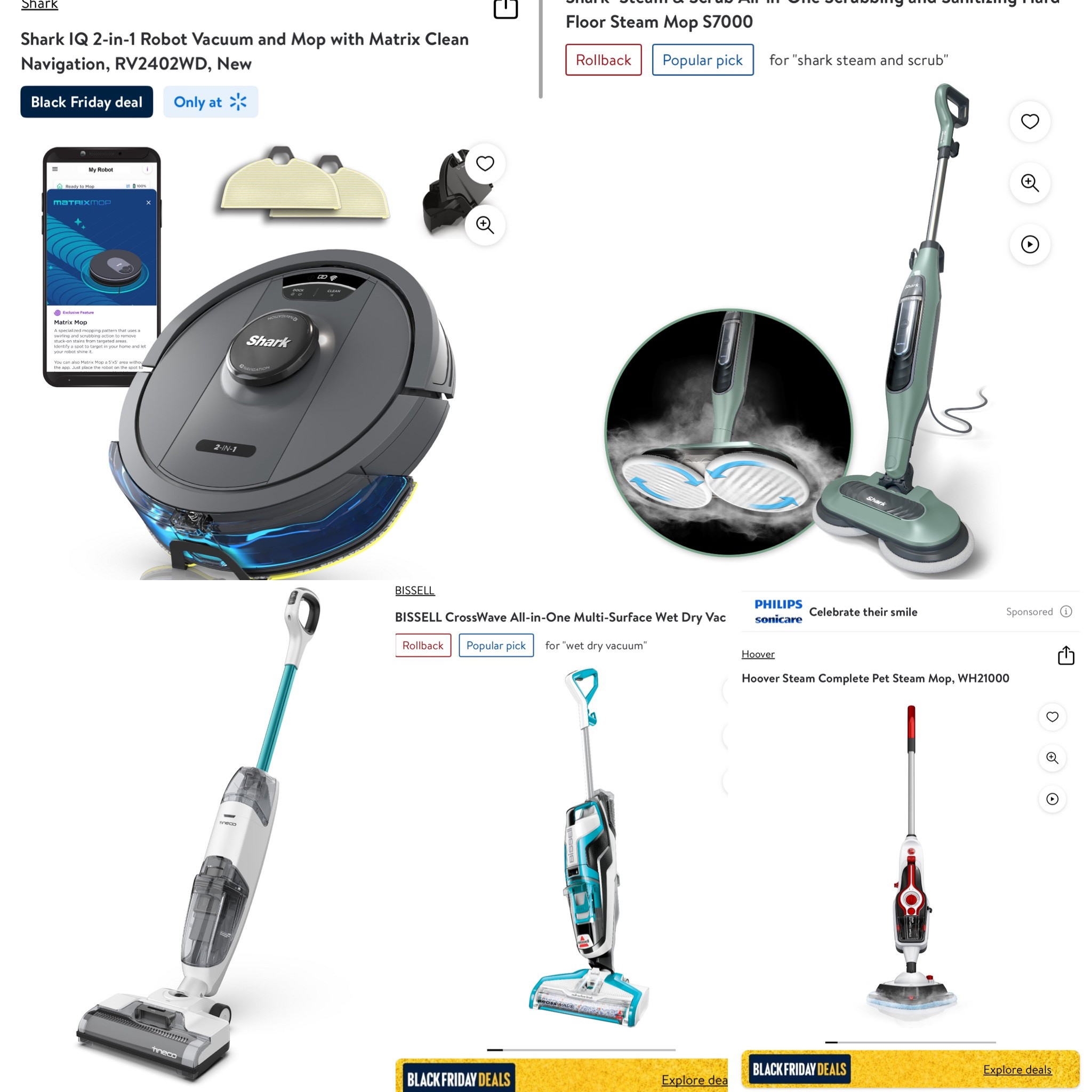 Black Friday Deals 2023 • Vacuum Mop • Kitchen House Hold Essentials • Sale • Cleaning Tools 

#LTKCyberWeek #LTKsalealert #LTKhome