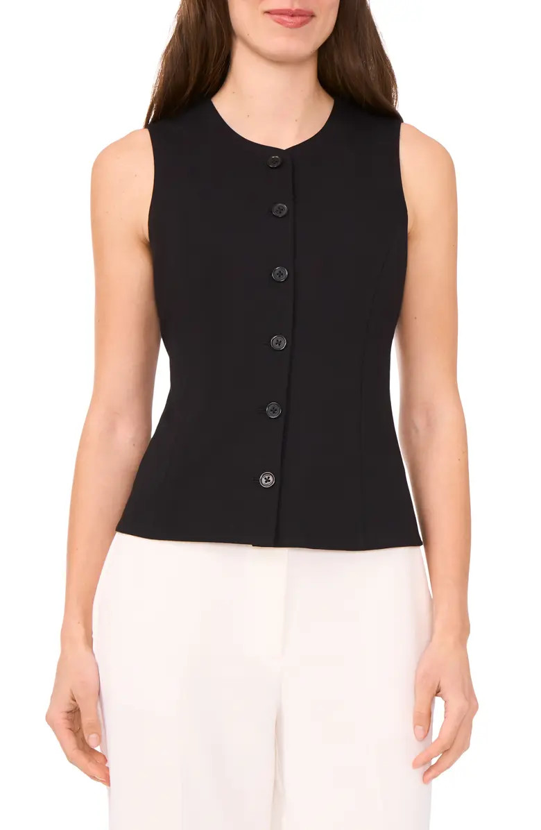 Halogen® Button-Up Vest | Nordstrom | Nordstrom