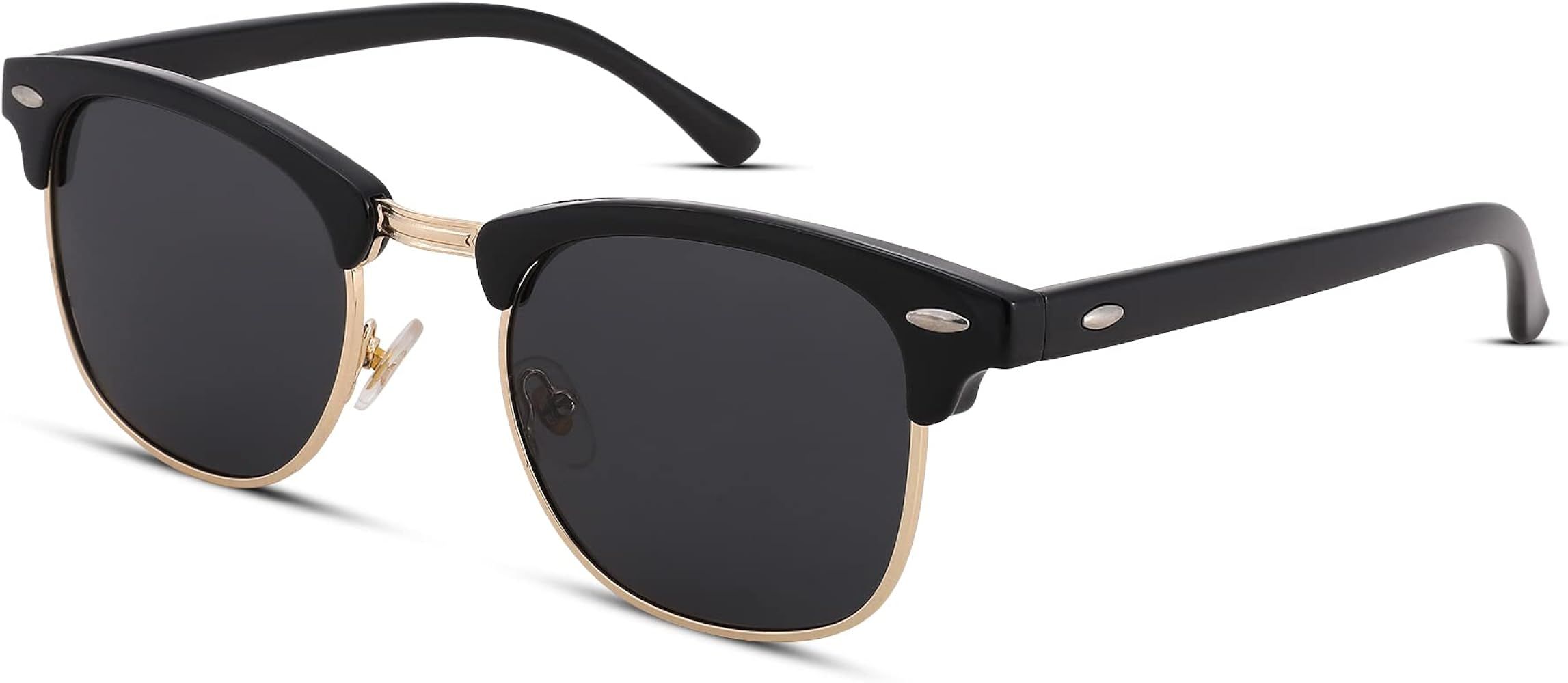 Pro Acme Semi-Rimless Polarized Sunglasses UV 400 Protection for Women Men | Amazon (US)