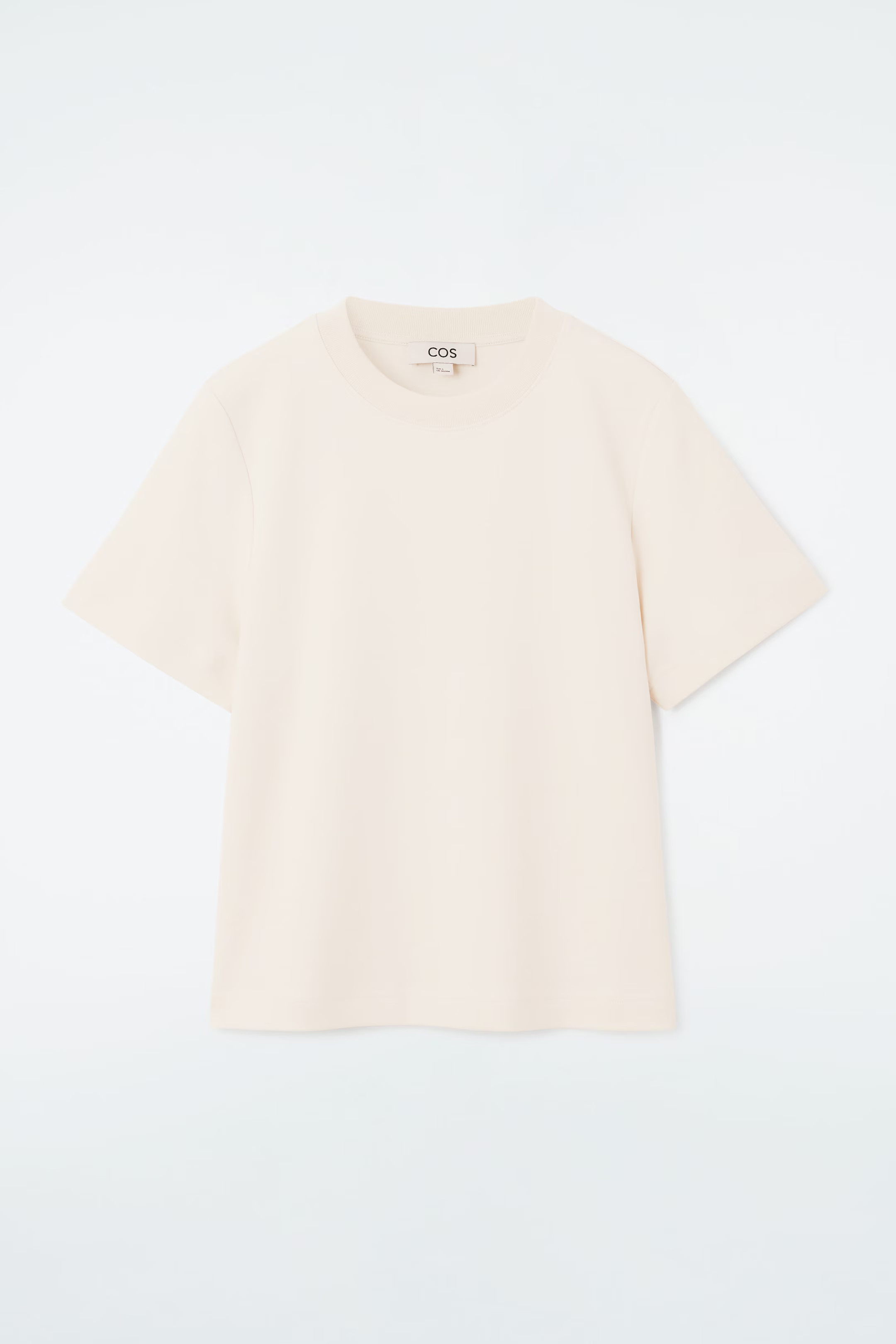 CLEAN CUT REGULAR T-SHIRT - LIGHT BEIGE | COS UK
