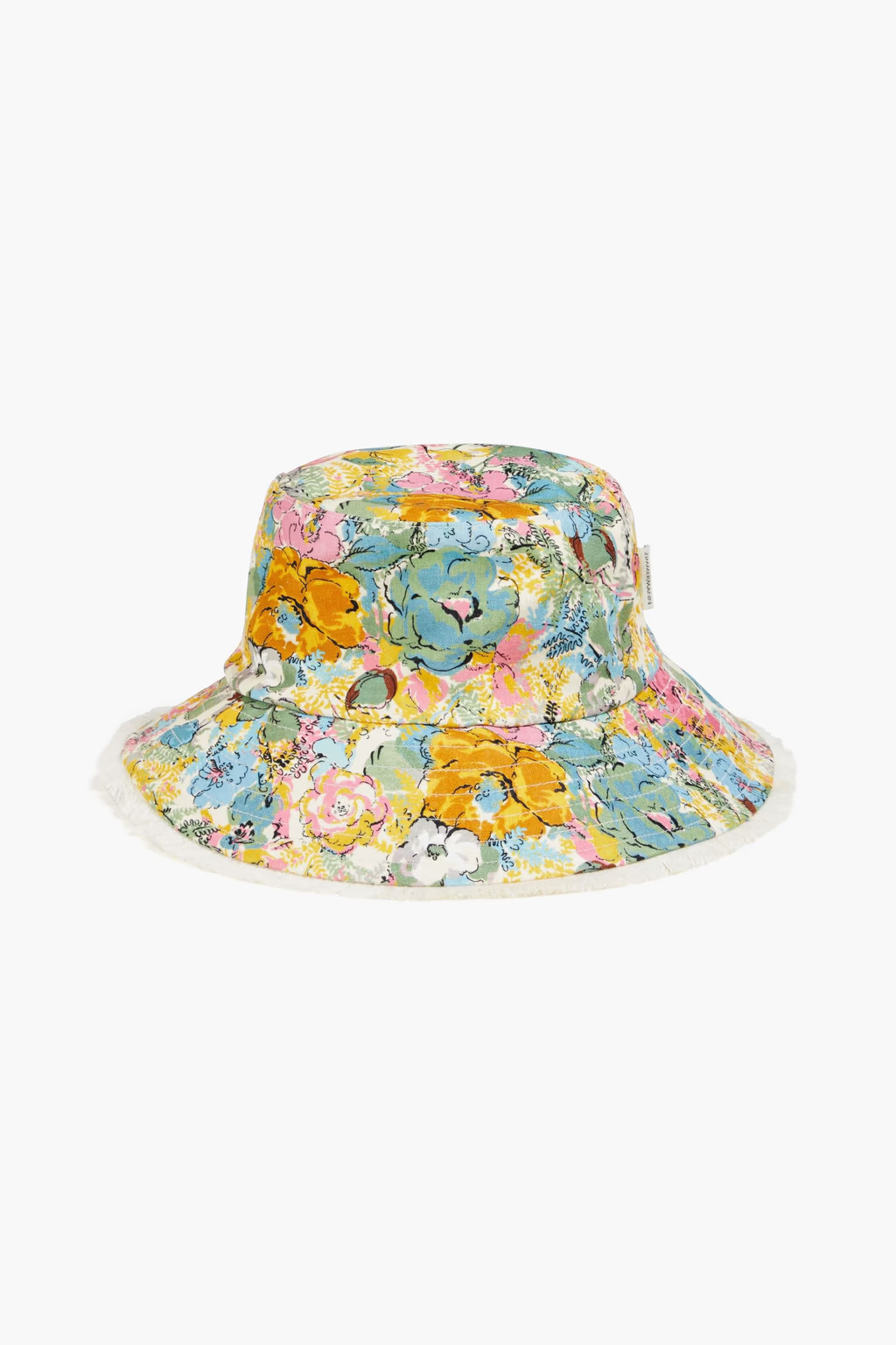 Floral-print linen bucket hat | The Outnet (US and CA)