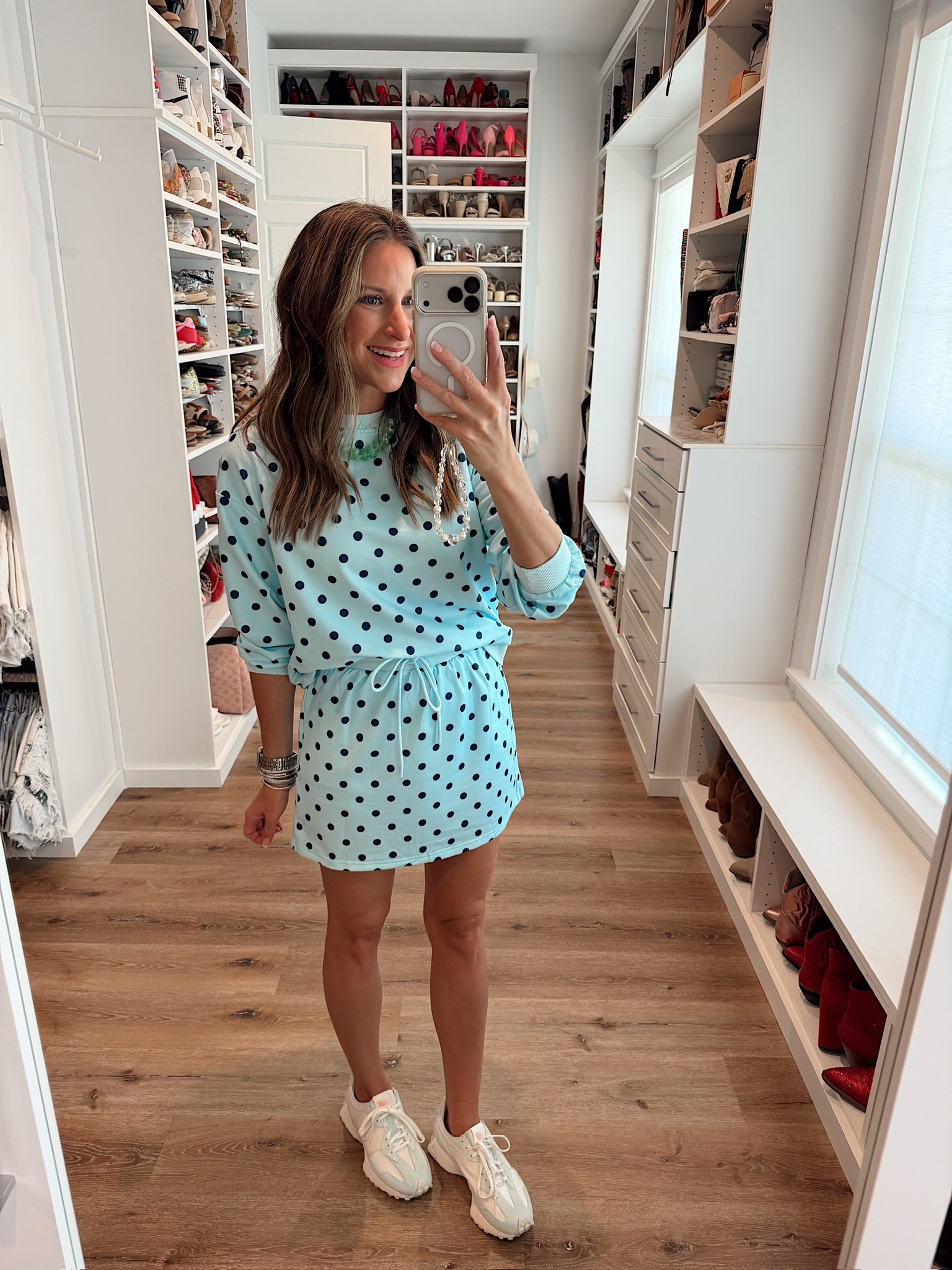 In a small set, necklace, sneakers and accessories- fits tts.

#LTKgrwm #LTKootd #LTKSeasonal