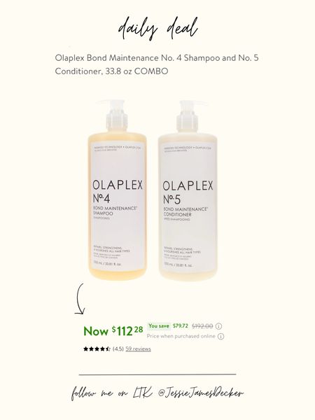 Jumbo olaplaex on sale! Totally buying this, such a great deal 

#LTKbeauty #LTKsalealert