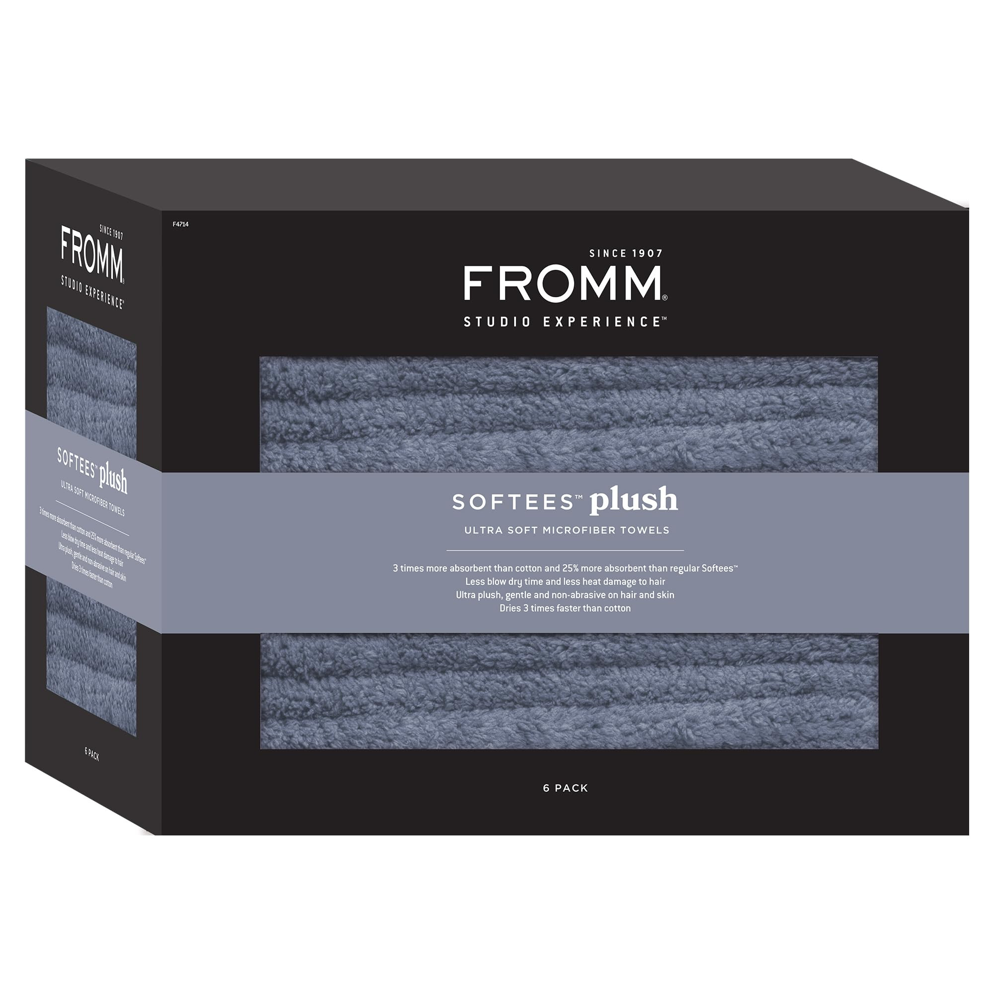 Fromm Softees Plush Microfiber Towels for Hair Salon, Barber, Spa, Ultra Soft Hair Wrap for Dryin... | Amazon (US)