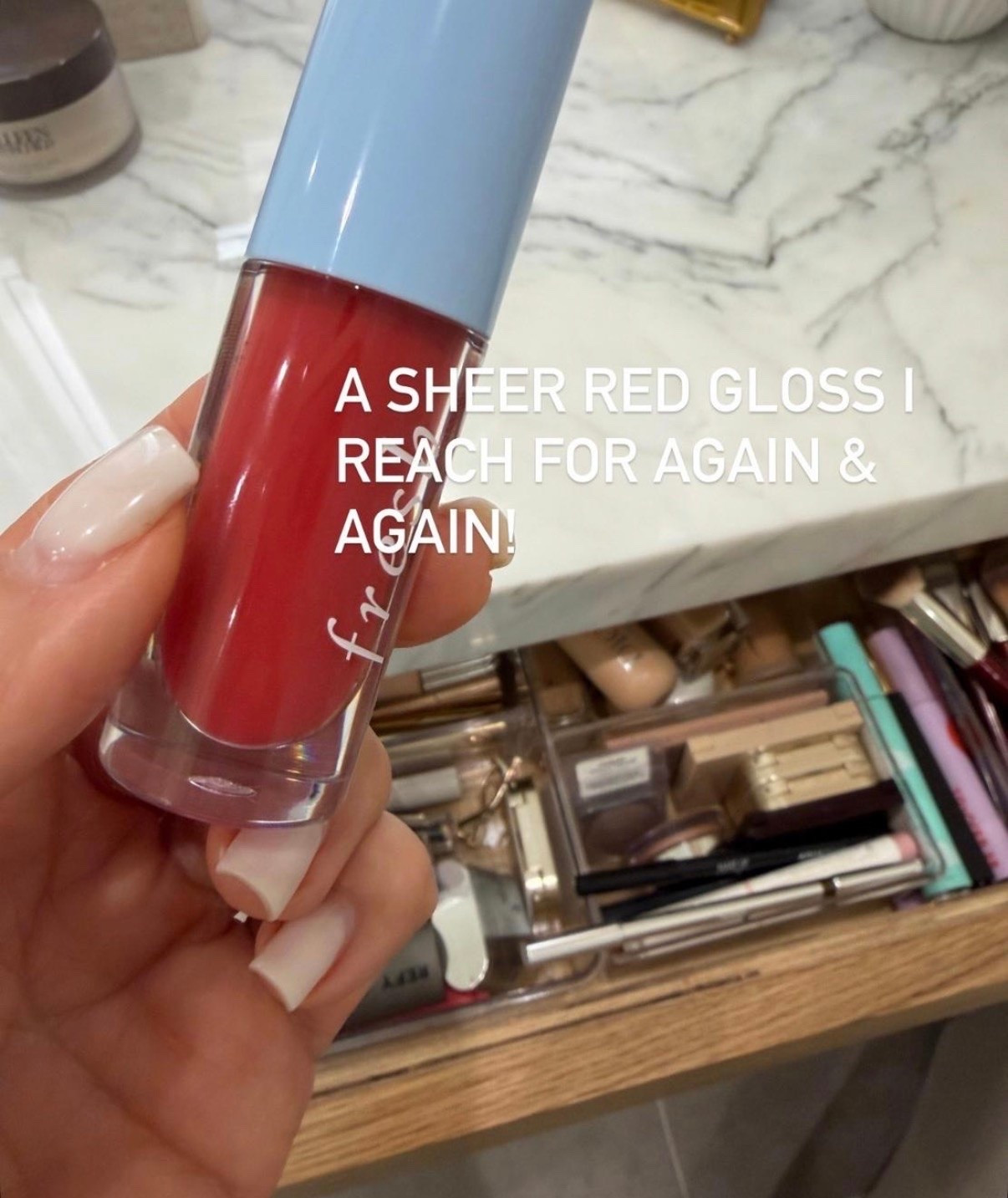 A favorite sheer red gloss color Rose

#LTKgrwm #LTKBeauty