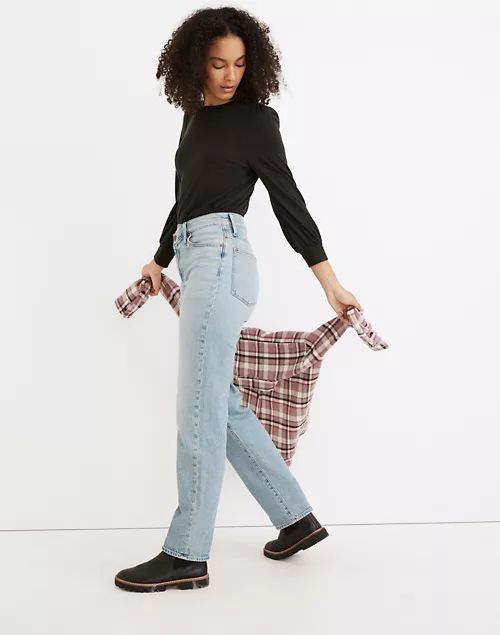 The Perfect Vintage Straight Jean in Rondeau Wash | Madewell