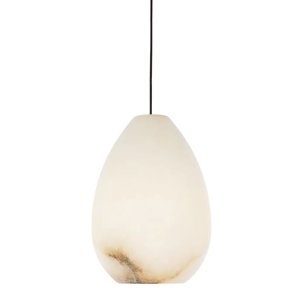 Alina Alabaster Mini Pendant by Visual Comfort Modern at Lumens.com | Lumens