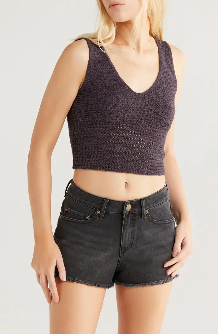 Billabong Cade Open Stitch Sweater Tank | Nordstrom | Nordstrom