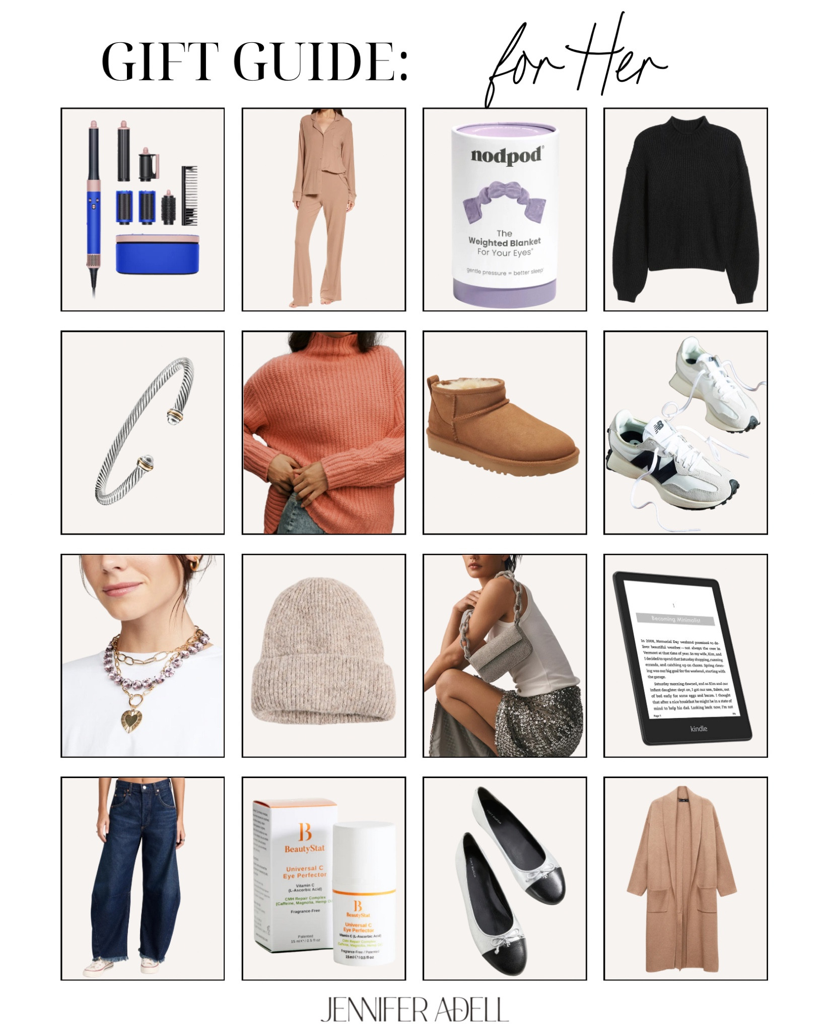 Gift guide: for her | perfect Christmas gifts - kindle for the reader, Dyson air wrap for the hair girly, clothes for the fashion lover, and more! 

#LTKHolidaySale #LTKGiftGuide #LTKHoliday