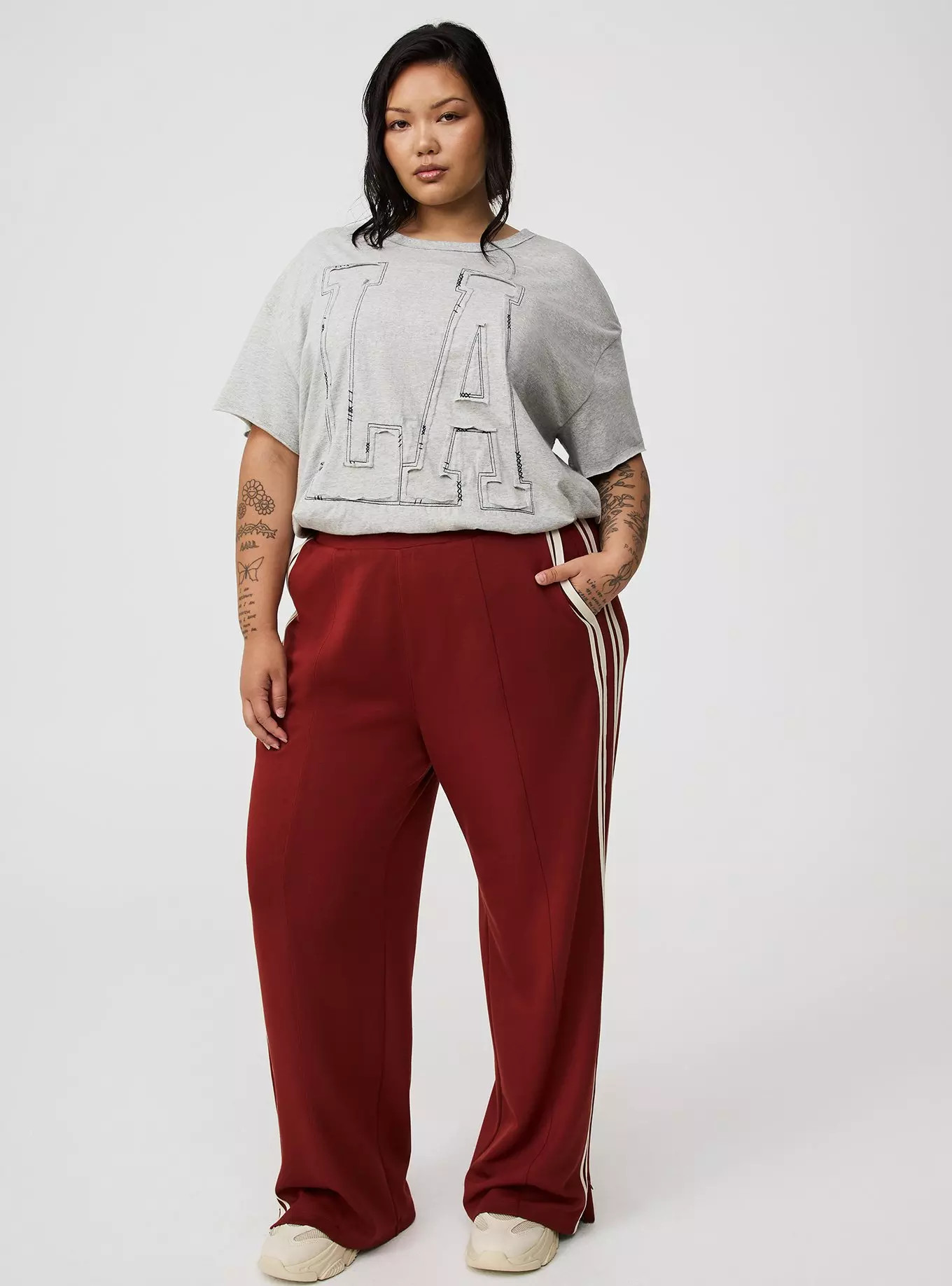 High-Rise Pull-On Track Pant | Torrid (US & Canada)