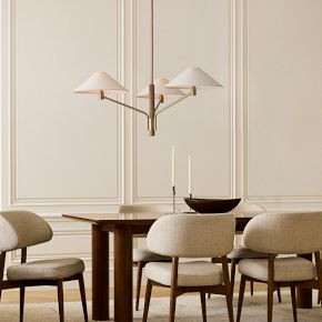 Devon 3-Light Chandelier (40") | West Elm (US)