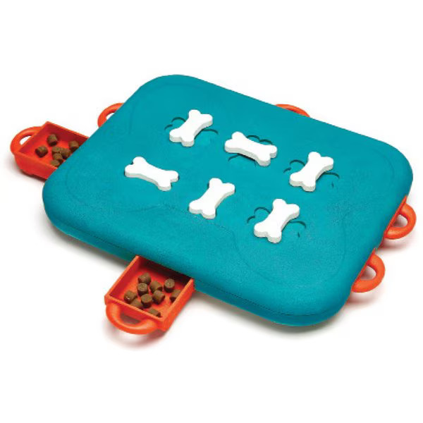 Nina Ottosson by Outward Hound Casino Puzzle Game Dog Toy, Green & Orange | Chewy.com