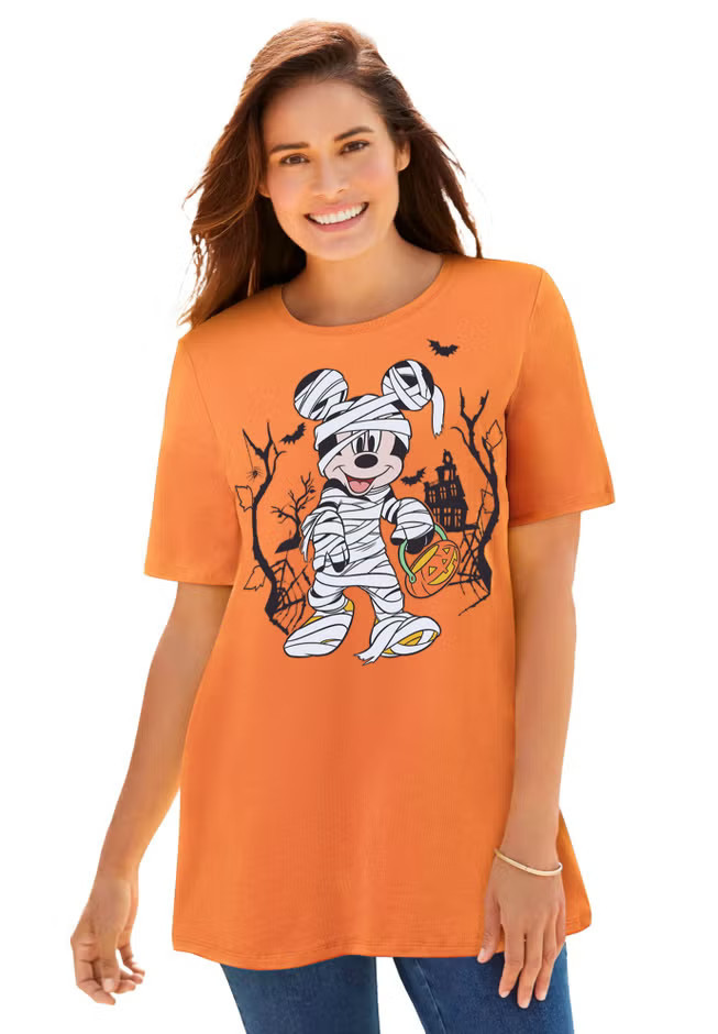 Mickey Mummy Halloween Tee | Woman Within