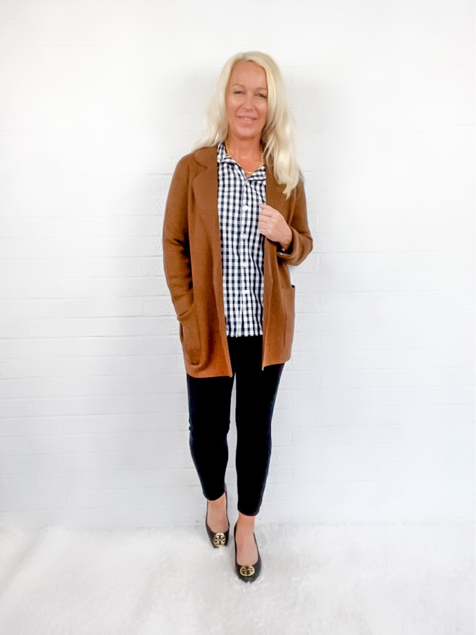 Fall Outfit / Gall Fashion / Cardigan / Gingham / Mom Outfit / Teacher Outfit

#LTKunder50 #LTKworkwear #LTKSeasonal