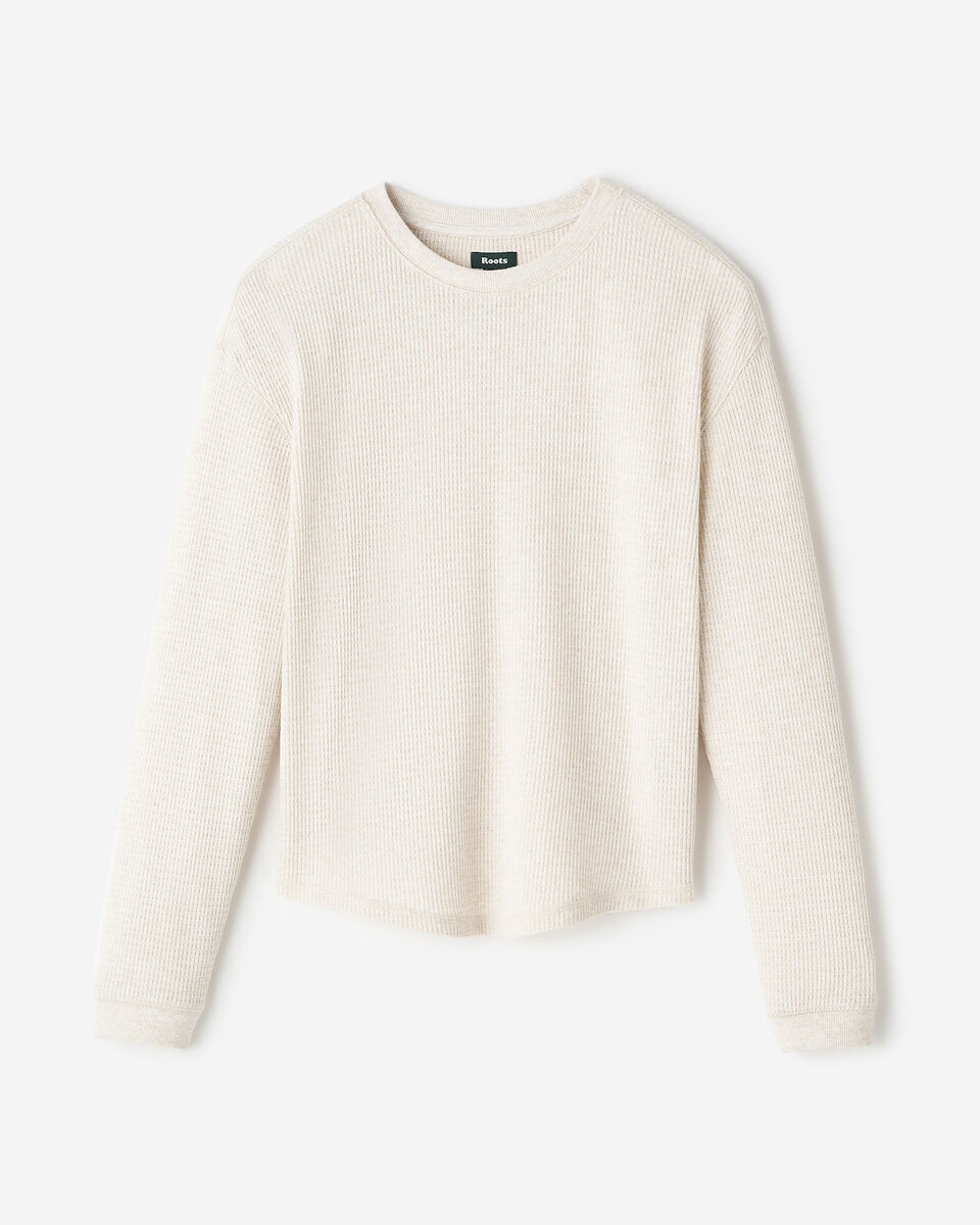Waffle Long Sleeve Top | Roots (CA)