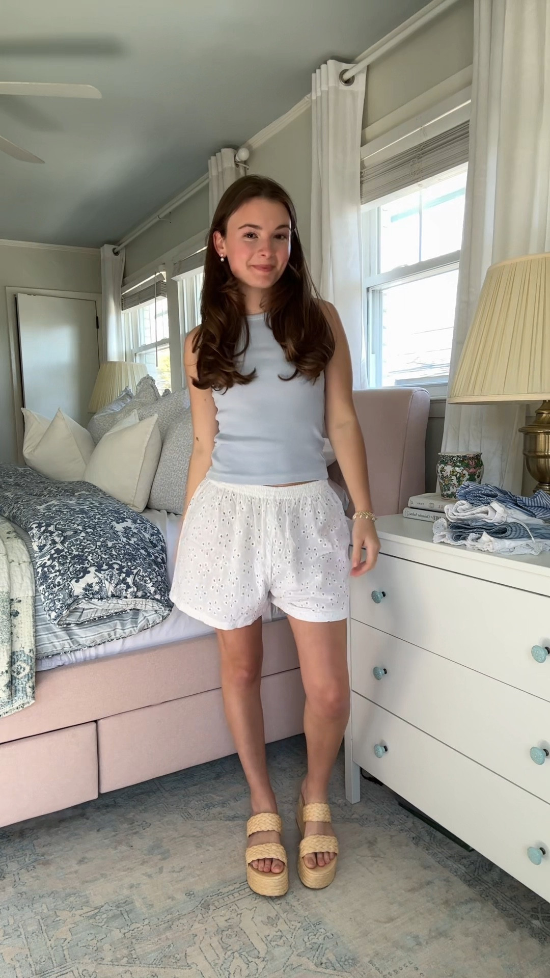 Part 9 of “If I Had to Rebuild My Coastal Girly Wardrobe” boxer shorts! #1 & #5 are darling loungewear which is not on LTK! Wearing size small in darling loungewear and XS in everything else, which is my normal size. I’m 5’2”🦋 #shorts #linenshorts #springstyle #boxershorts 

#LTKSeasonal #LTKFindsUnder100 #LTKWatchNow