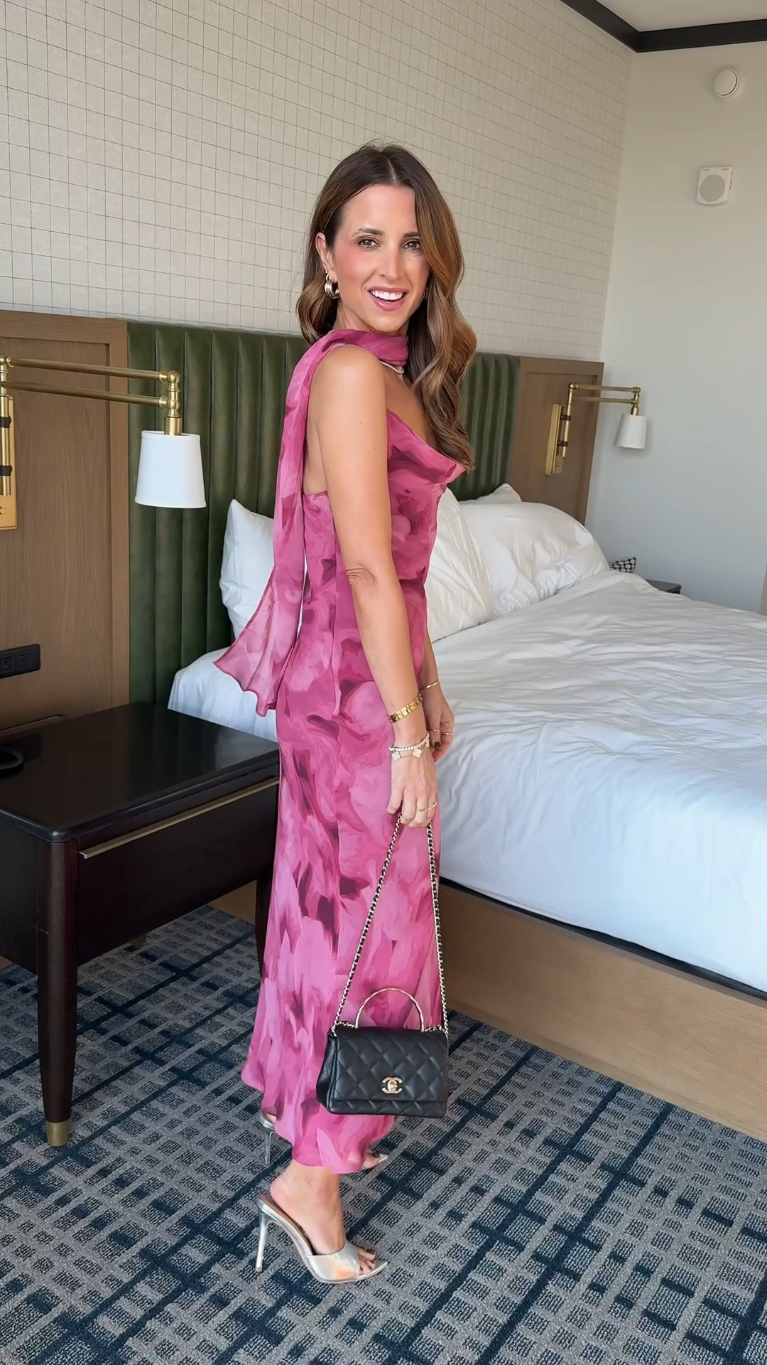 Party outfit. Wedding guest outfit. Fall wedding guest. Birthday party outfit. Wearing XXS petite. I went up half a size in silver heels. 

#LTKShoeCrush #LTKWedding #LTKParties