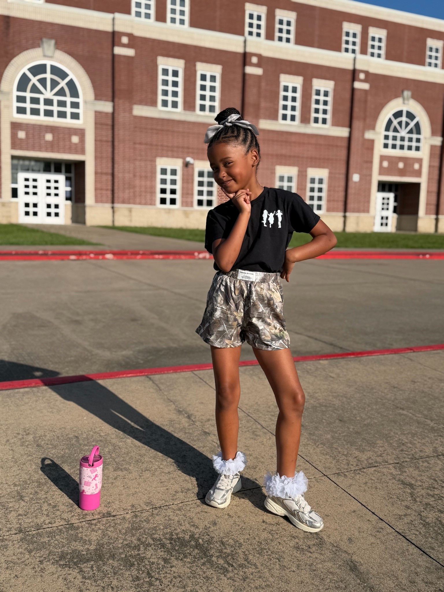 Camo shorts for the girls!

#LTKKids