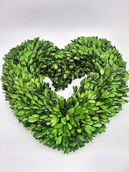 Tradingsmith Preserved Boxwood Heart Wreath 16 in | Amazon (US)