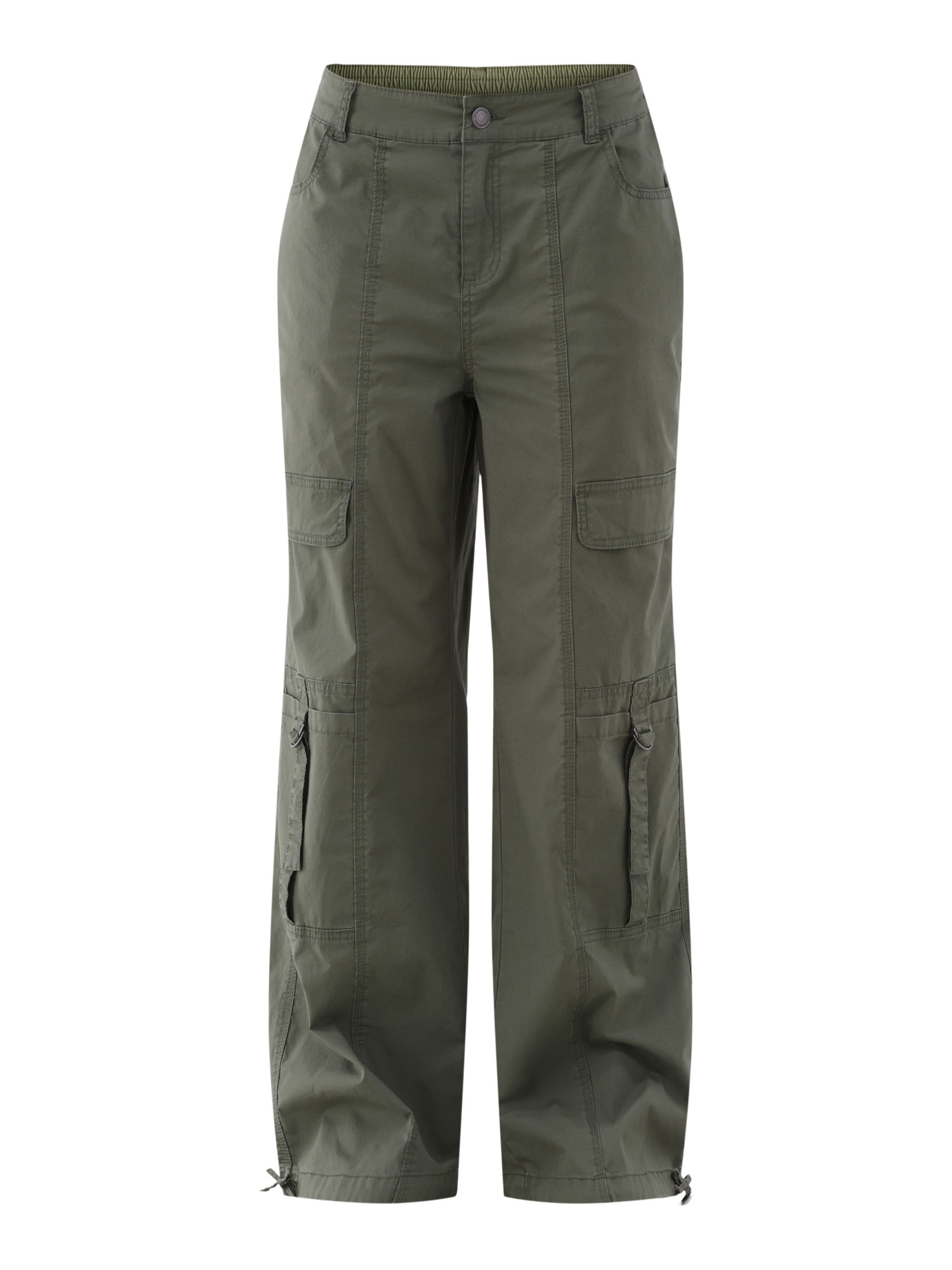 No Boundaries Cargo Parachute Pants, 29” Inseam, Women’s and Women’s Plus - Walmart.com | Walmart (US)