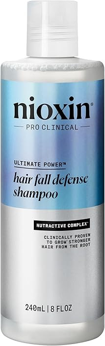 Nioxin Hair Fall Defense Shampoo | Activates Hair Follicles for Visibly Less Hair Loss| With Laur... | Amazon (US)