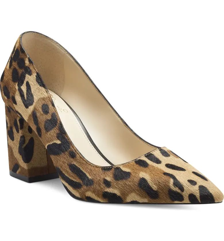 Vince Camuto Frittam Genuine Calf Hair Pointed Toe Pump (Women) | Nordstrom | Nordstrom