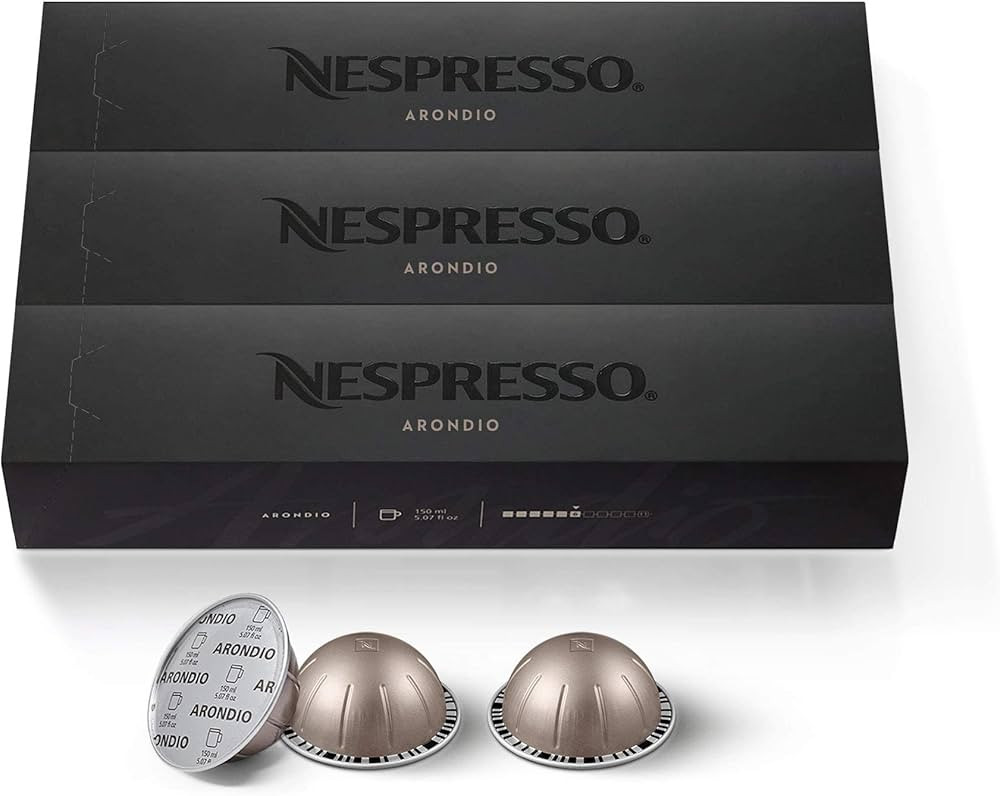 Nespresso Capsules VertuoLine, Arondio Gran Lungo Americano, Medium Roast Coffee, 30 Count Coffee... | Amazon (US)