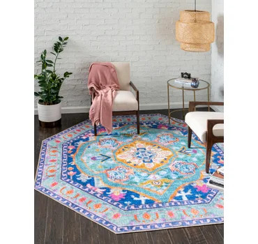 7' 6 x 7' 6 Timeless Octagon Rug | Rugs.com