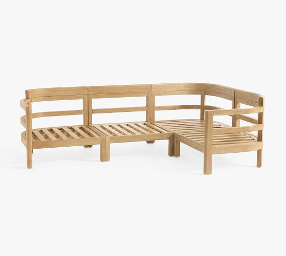 Woodside 4-Piece Outdoor Sectional (89") | Pottery Barn (US)