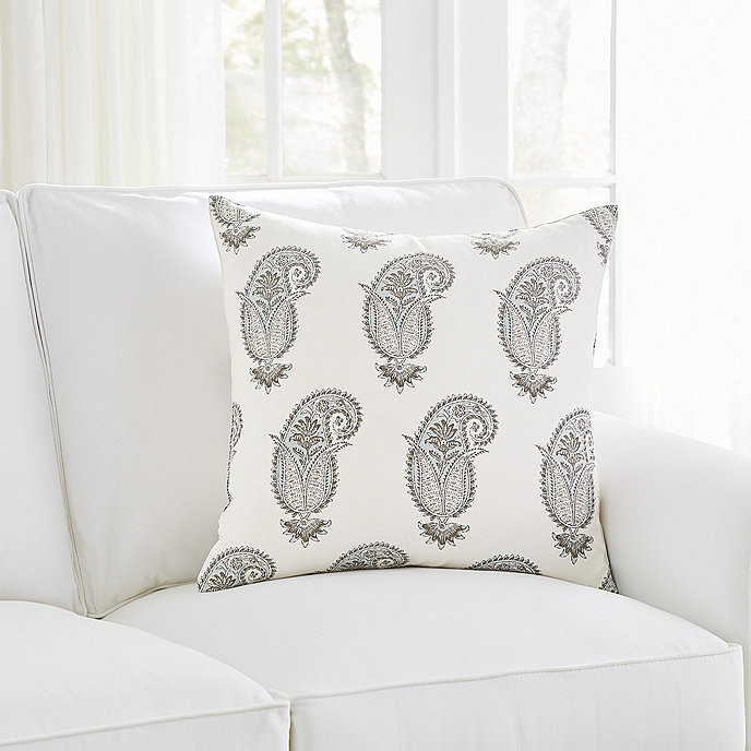Naya Block Print Pillow Cover | Ballard Designs, Inc.